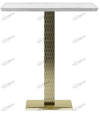 ZALABA Design Квадратный стол из стали и мрамора Zulu sun-id-1500387