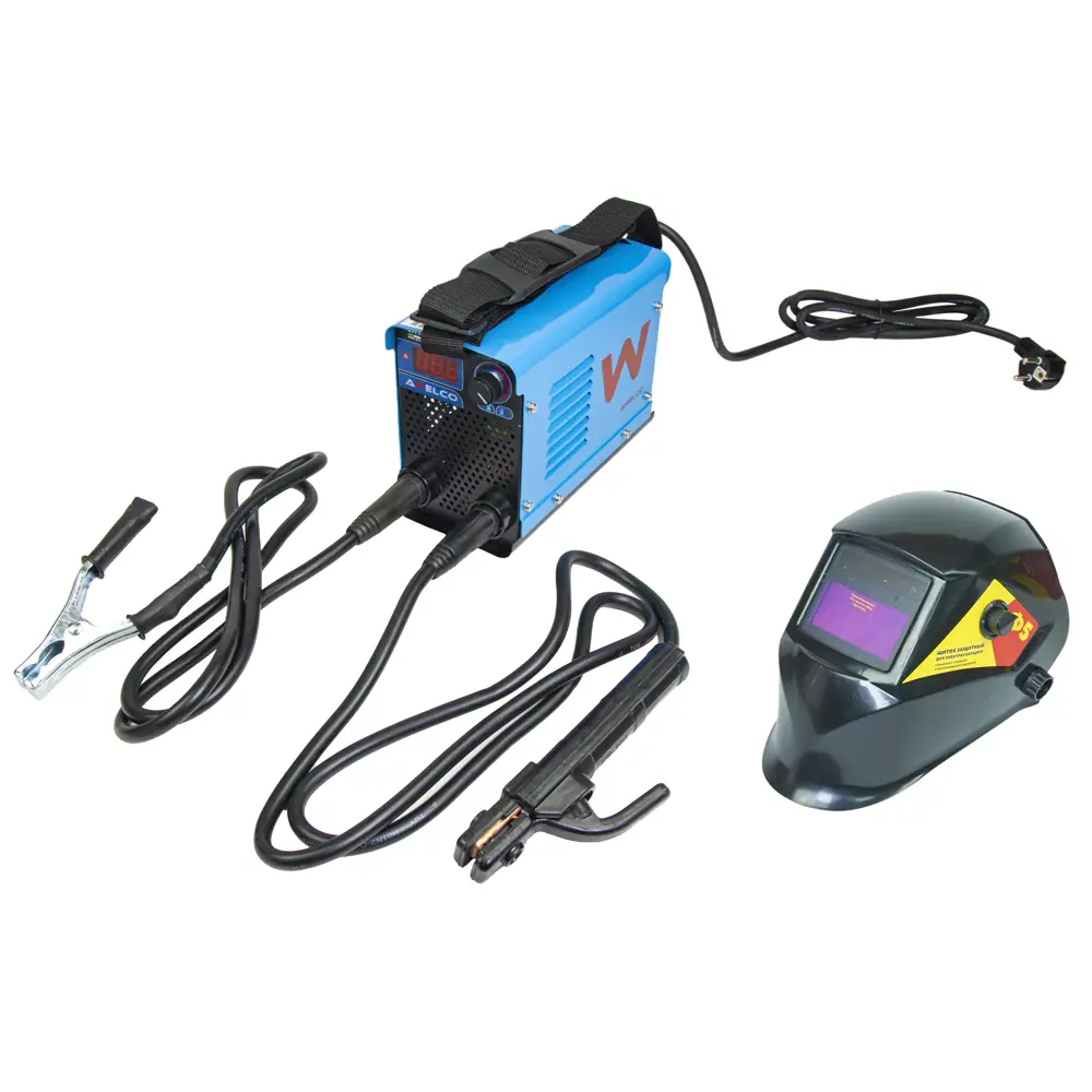 Сварочный аппарат инверторный Awelco Маска Ф5 EXTRA170, 160 А, до 5 мм STLM-2058341