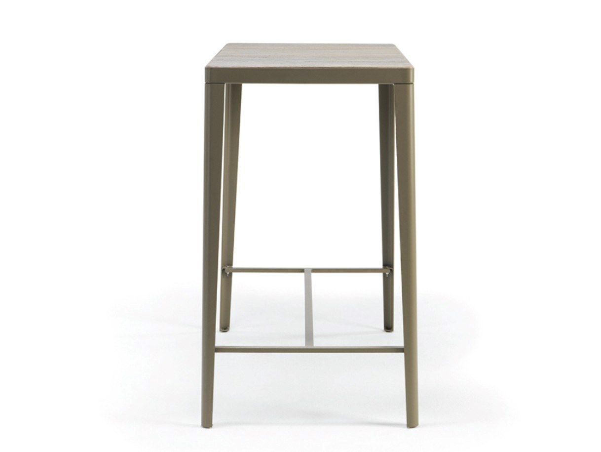 Высокий прямоугольный садовый стол из тикового дерева Ethimo Laren ARCH-00053197 - Вид №2