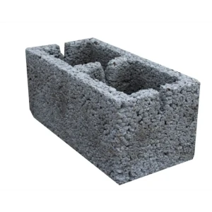 Блок вентиляционный керамзитобетонный 390x190x195 мм