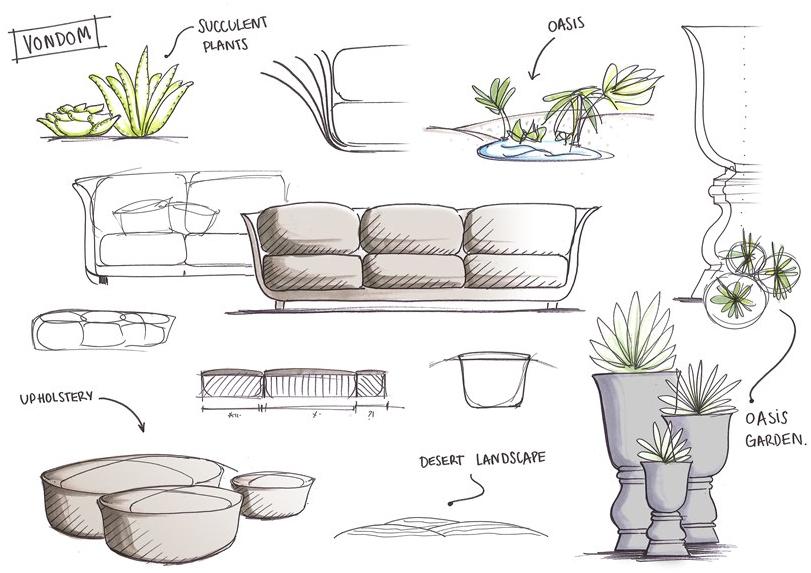 VONDOM Высокий пластиковый садовый горшок Suave sun-id-1431538 - Вид №6