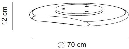 Alma light Светодиодный потолочный светильник Moon 9850/011 - Вид №3
