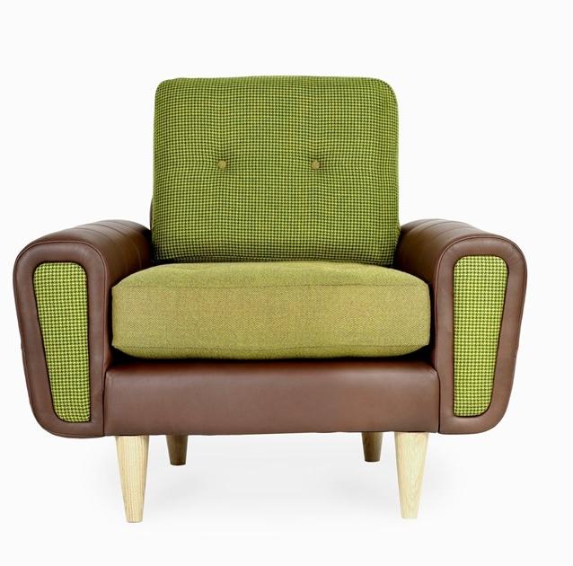 Deadgood Кресло с мягкой обивкой и подлокотниками Harvey Hs1 - Вид №1