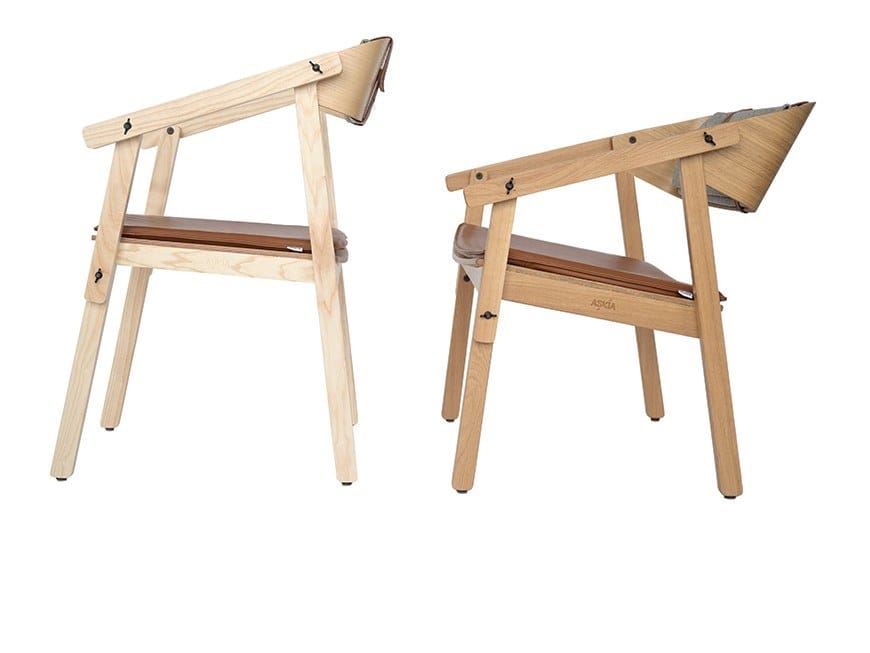 Кресло из ясеня с мягким сиденьем Askia Atelier Lounge ARCH-00125945 - Вид №1