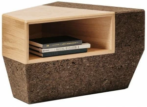 BlackCork Пуф из пробки с полкой для журналов Mass