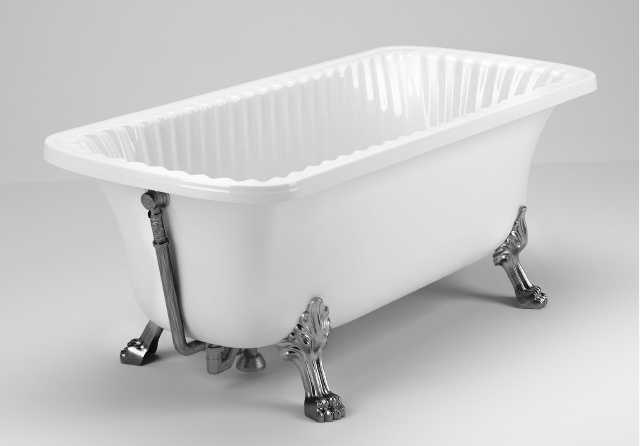 26923 Ванна из литьевого мрамора Migliore Olivia