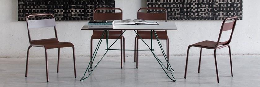 iSimar Садовый стул из алюминия с порошковым покрытием Biarritz 8055 - Вид №1