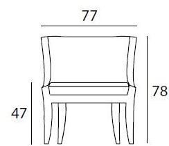 KOKET Кресло обитое бархатом Chignon sun-id-1496786 - Вид №4