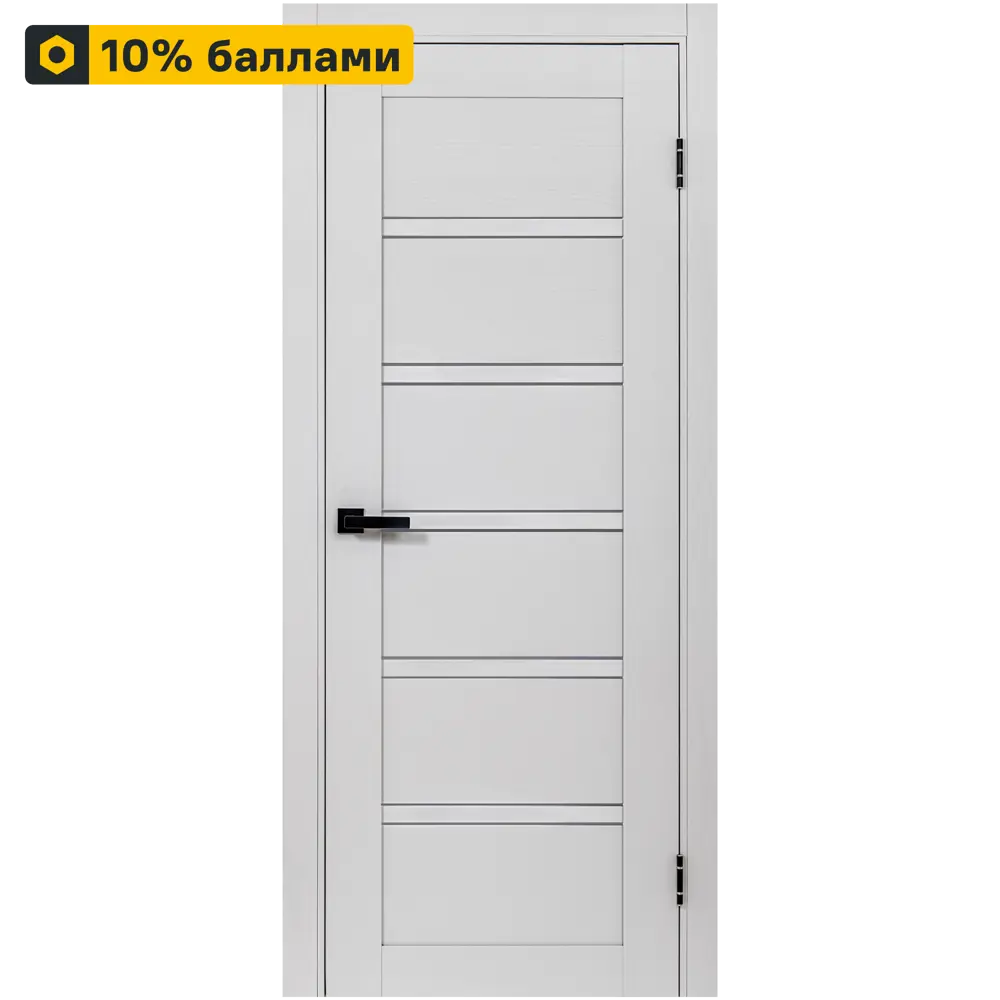 PORTIKA Легенда-28: Межкомнатная дверь со стеклом в сером дереве 86533856 STLM-0069702