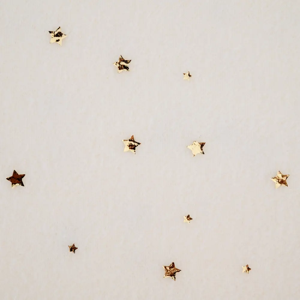 Плед «Звёздочки» 130x170 см флис цвет бежевый Santreyd Новый Год STLM-2144961