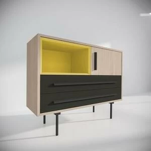 Модуль E, желтый/оливковый