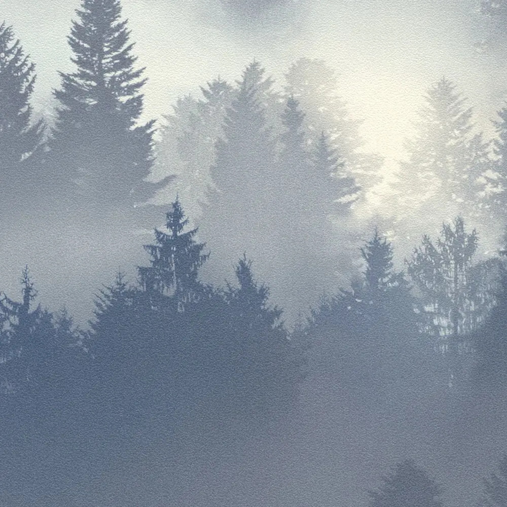 Обои флизелиновые «Лес» RA 860832  цвет синий 0.53х10.05 м Rasch b.b home passion STLM-2065908 - Вид №1