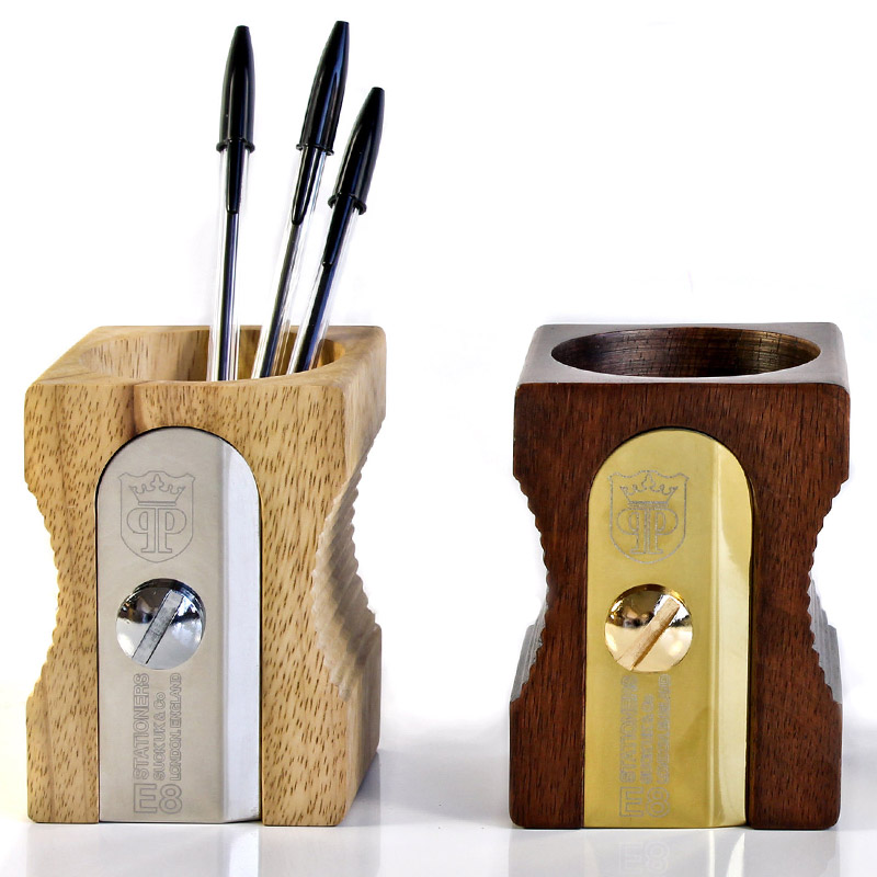 Органайзер для рабочего стола Sharpener бежевый SUCK UK SKPENCILPOT1 - Вид №1