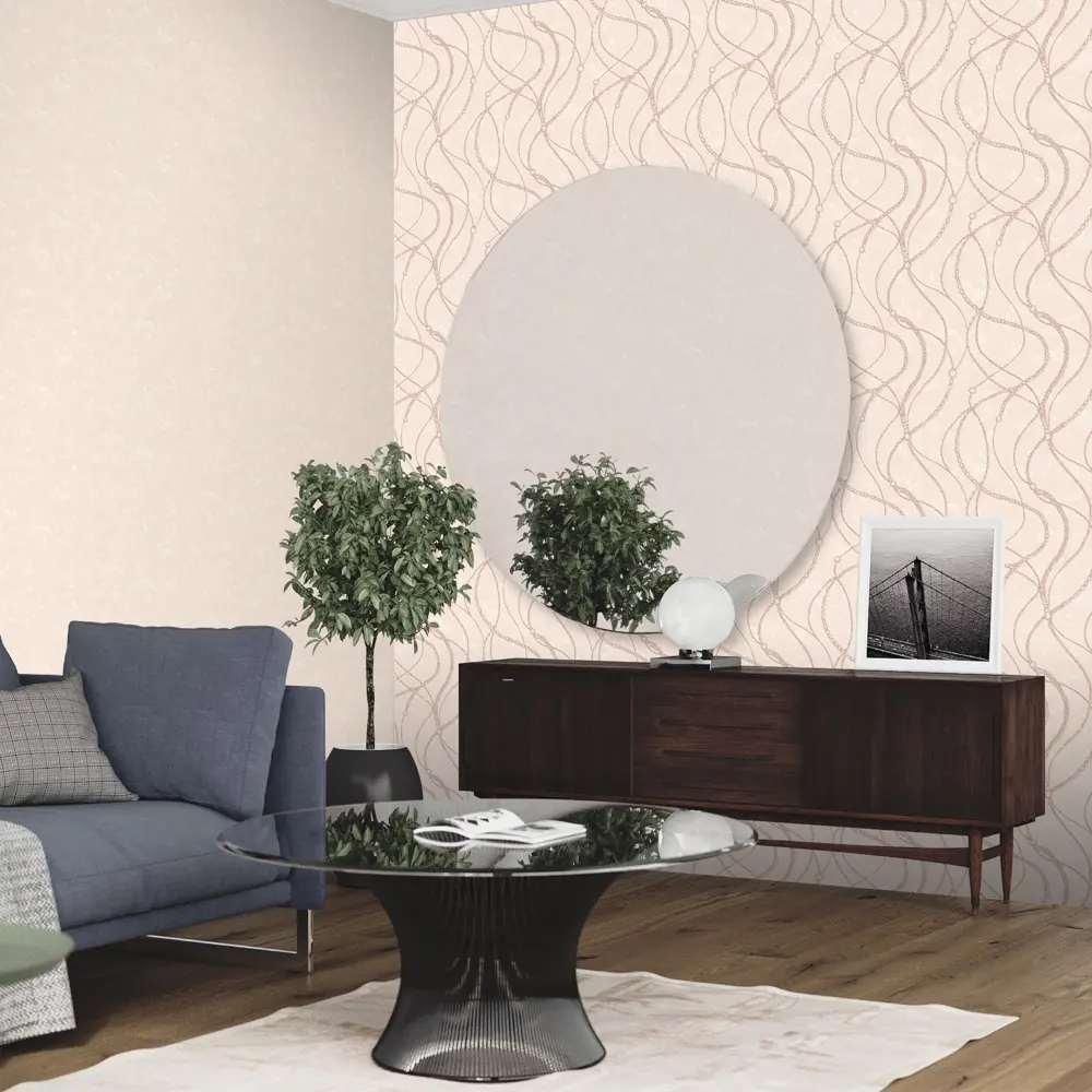 Обои флизелиновые Euro Decor Polo белые 1.06 м ED7134-01 88468829 STLM-2037436 - Вид №3