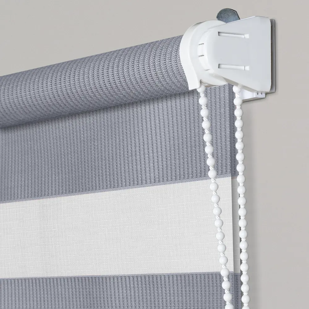 Рулонная штора день-ночь MIAMOZA Петер 40x160 см серая 89411355 STLM-1563646 - Вид №2
