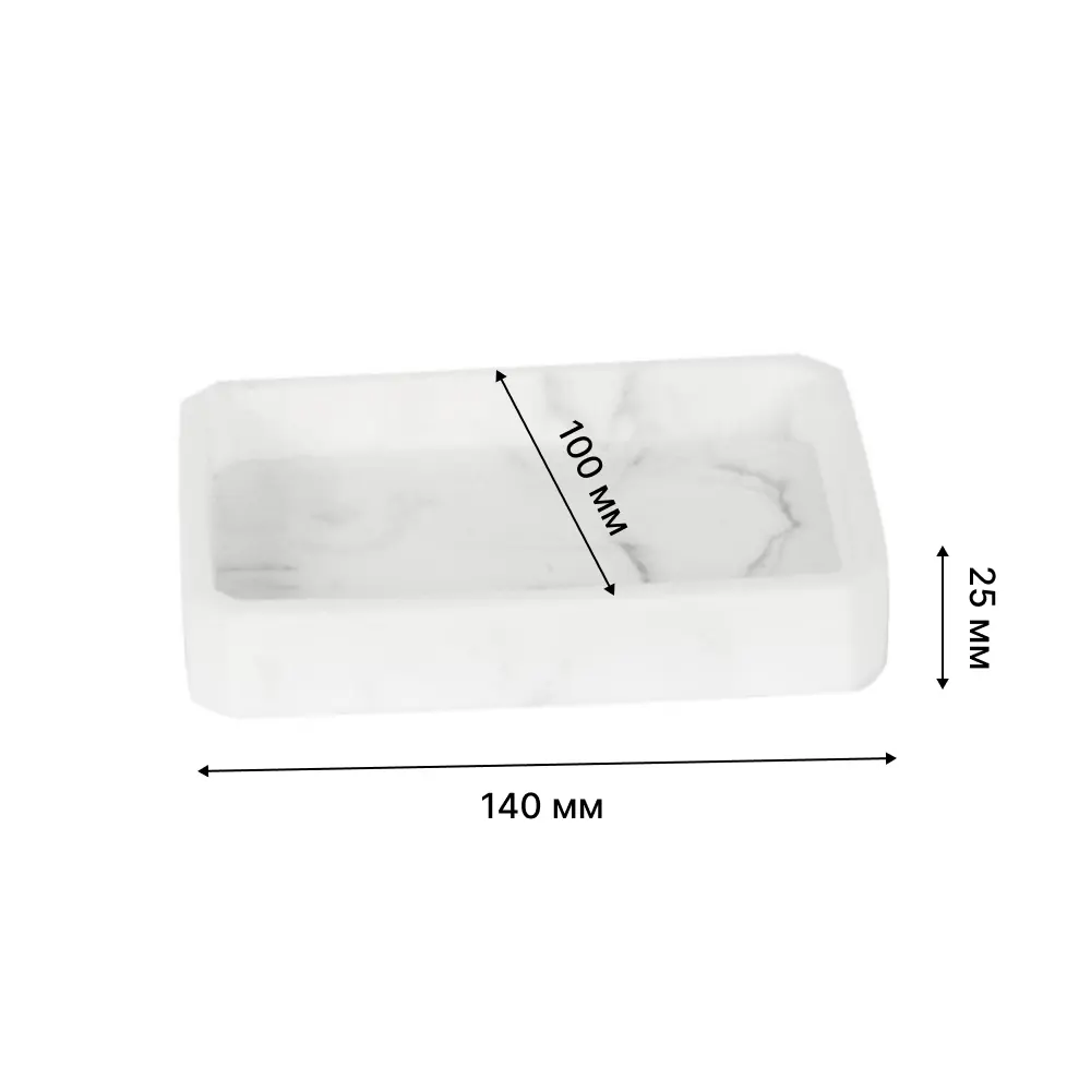 Мыльница LEMER Auvergne — элегантный аксессуар для современной ванной 89384957 STLM-1578682 - Вид №1