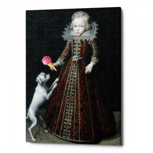 30101919 Арт-портрет «Ульрих Датский» (холст, галерейная натяжка) Object Desire