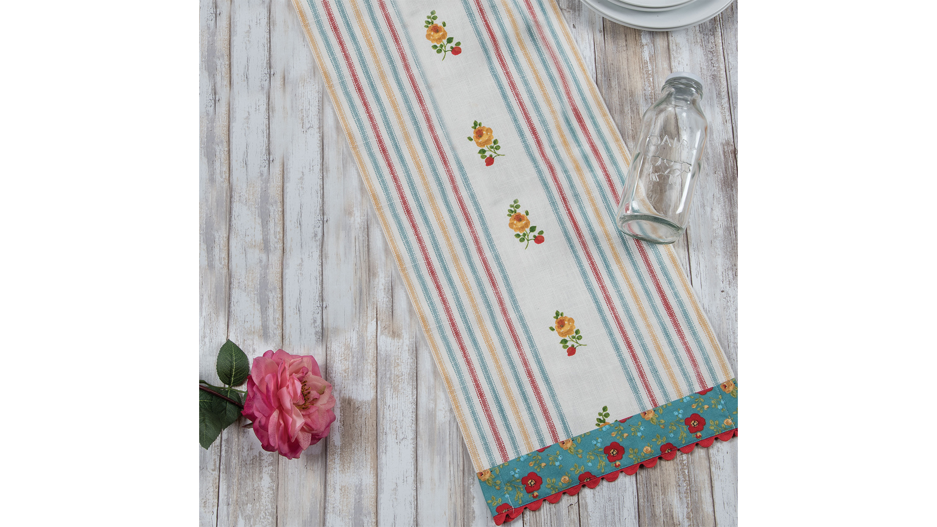 10636789 KAY DEE DESIGNS Дорожка Kay Dee Designs"Загородная прохлада" 33X183см, хлопок Ткань  - Вид №1