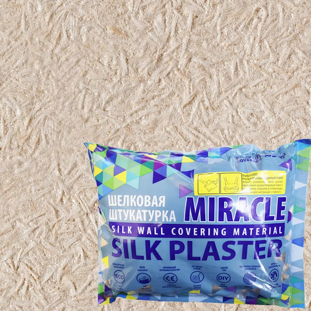 Жидкие обои Silk Plaster Миракл 1014Ж 1.7 кг цвет бежевый 82453435 STLM-2141316 