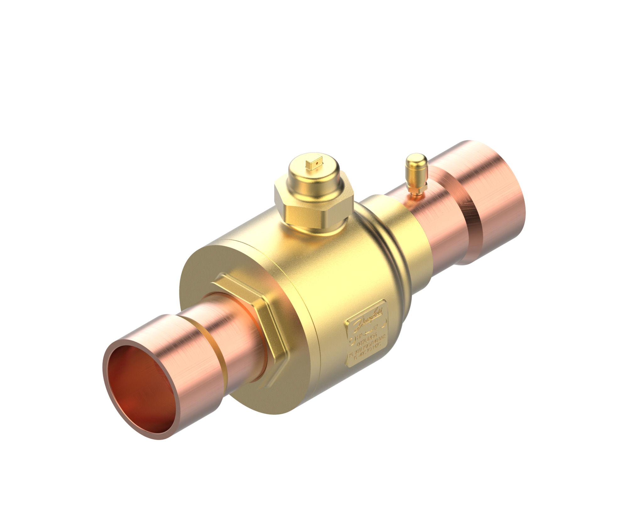 Danfoss GBCT — Запорные шаровые краны для CO2 140 бар GBCT 16s Кран шаровый 009L6586  - Вид №13