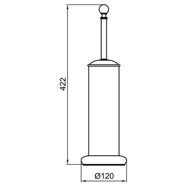 KA501302065 Ершик для унитаза Webert Karenina  - Вид №1