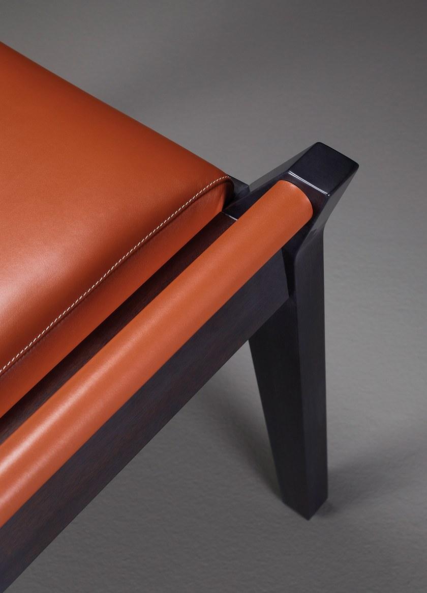 Promemoria Низкий табурет, обитый кожей Amaranthine tales sun-id-1469916 - Вид №2