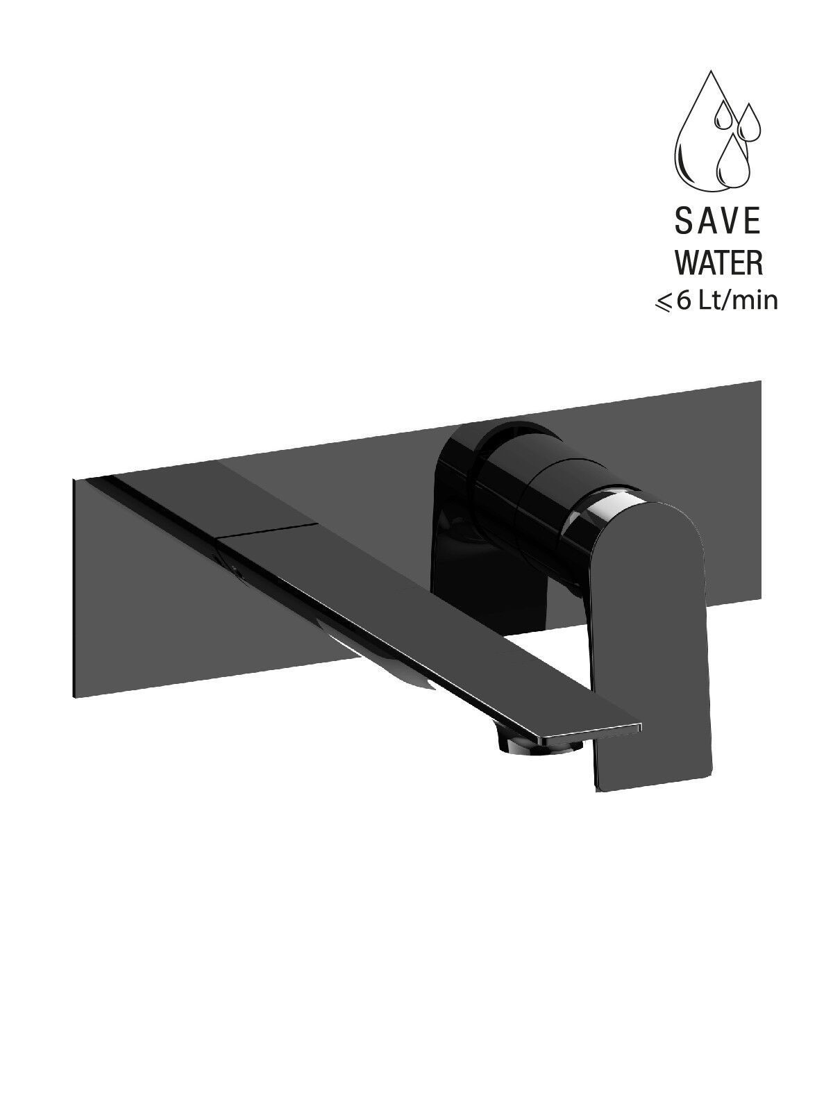 Настенный смеситель для раковины с пластиной Rubinetterie Frattini Нарцисс ARCH-00076852 - Вид №16