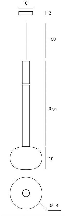 Miloox Подвесной светильник из металла и опалового стекла Mose sun-id-1436134 - Вид №8