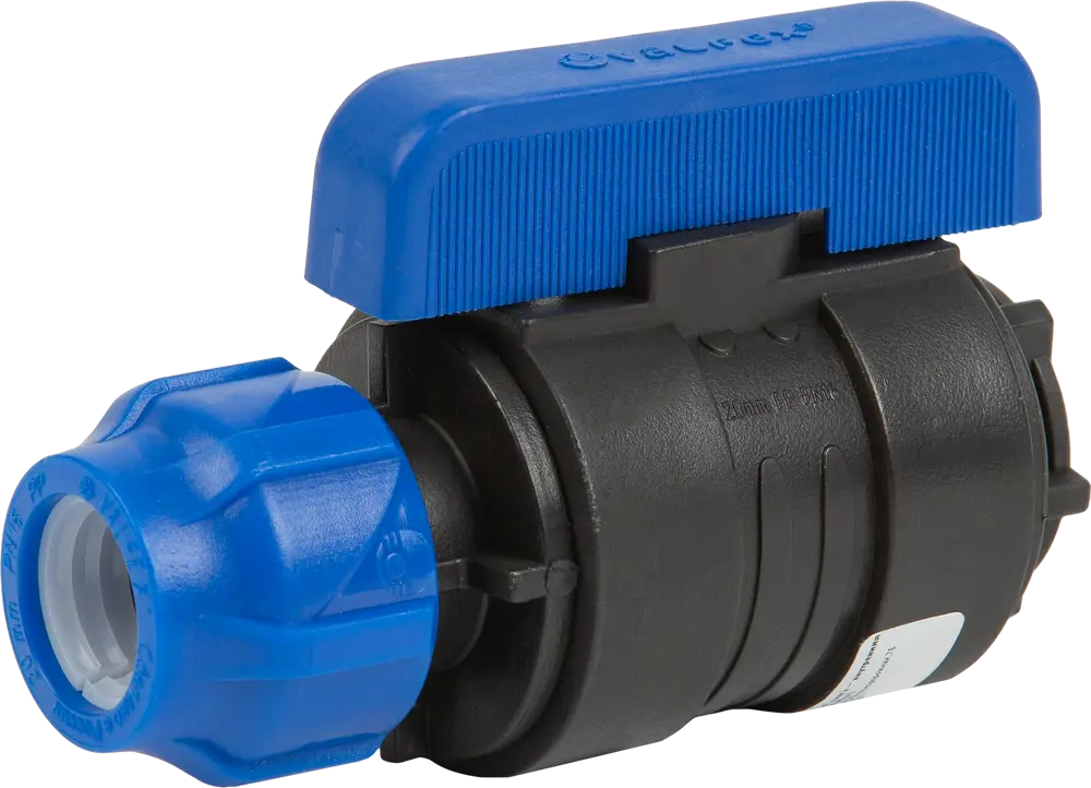 Шаровой кран Valfex для труб ПНД 20x1/2" с внутренней резьбой 83742592
