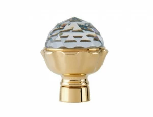 033245.000.00 Ручка для душевой системы с кристаллами сваровски Золото 24К