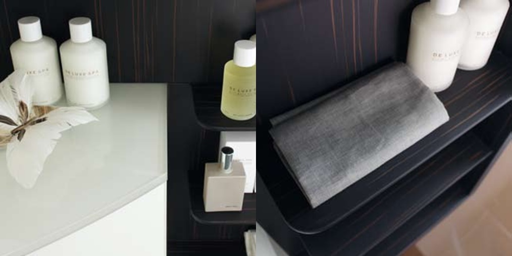 Комбинация ванной комнаты SY12 в отделке X38 Pergamena /EBANO MILLDUE SYMI SYMI12 - Вид №3