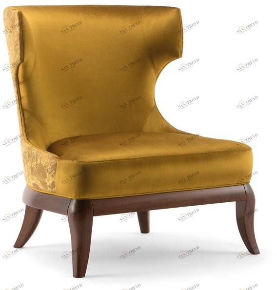 Tirolo Кресло из ткани с высокой спинкой Rose 066 p