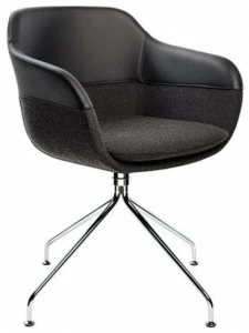 Brunner Стул на козелке из ткани с подлокотниками Crona