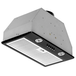 8184303 Вытяжка полновстраиваемая KRONA RUNA 600 PB черный