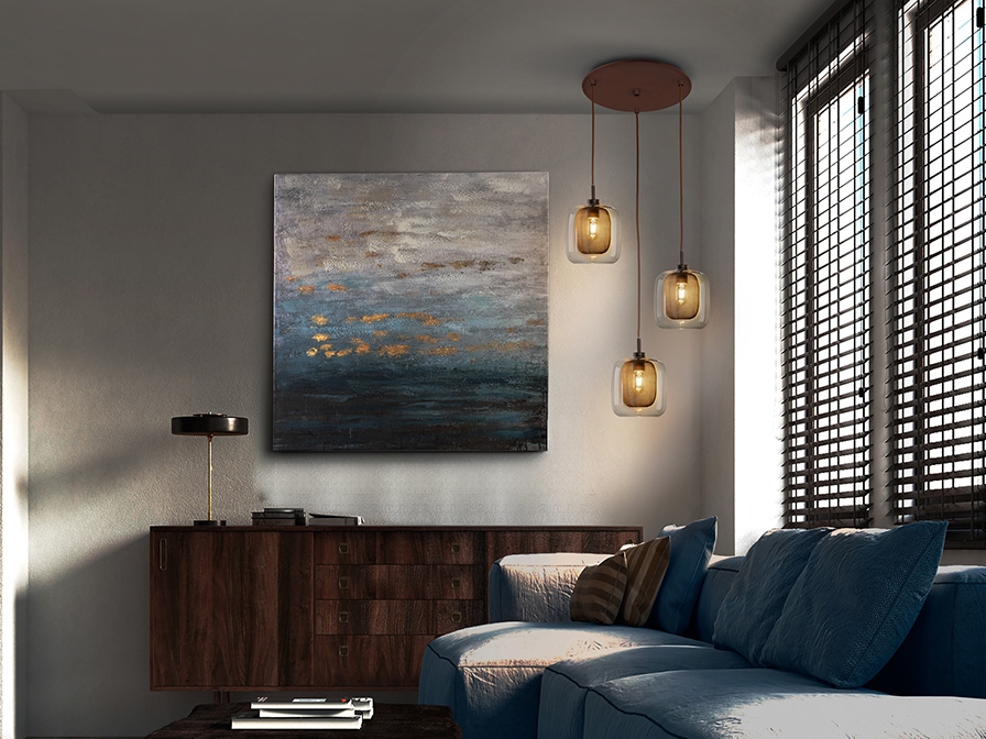 109069 Подвесной светильник 3L шоколадный Schuller Fox - Вид №2