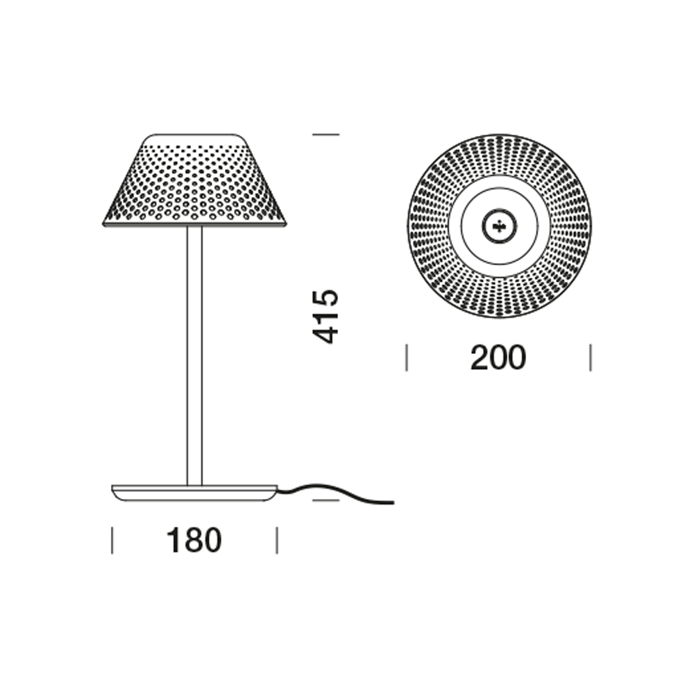 3256116.123 Настольная лампа Platek MESH Limited edition  MESH Limited edition - LED 3000K 87°  - Вид №10