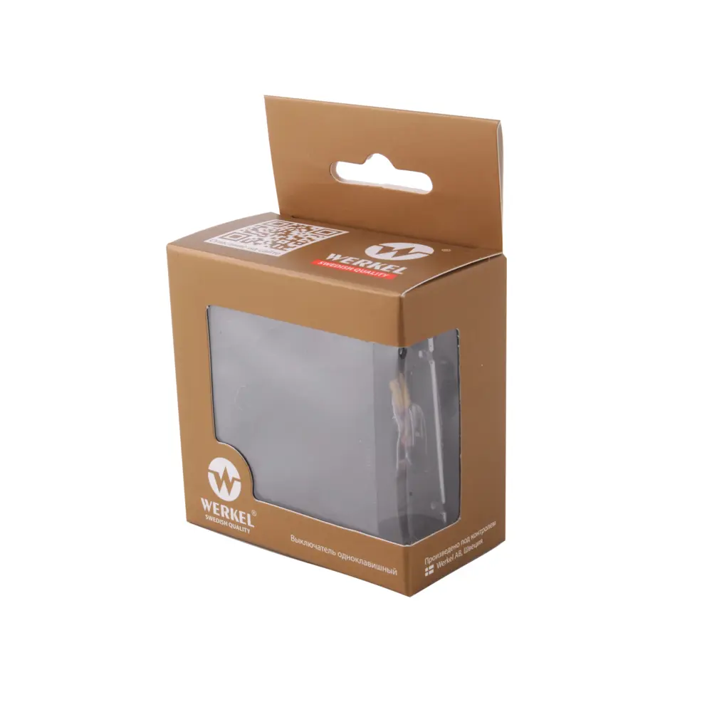 Выключатель проходной встраиваемый Werkel Hammer 1 клавиша цвет черный STLM-2152295 - Вид №2