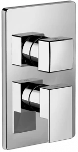 Fir Italia Смеситель для душа из латуни на 2 отверстия с тарелкой New playone 90 9050188