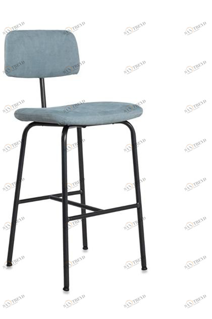 Jess Высокий кожаный табурет со спинкой Zipp sun-id-1449500