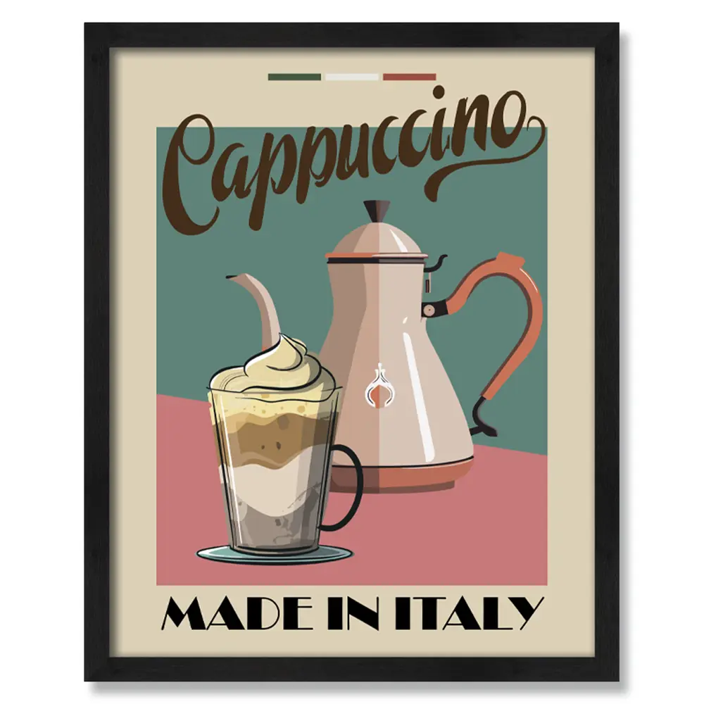 POSTERMARKET Картина 'Капучино' в современной раме 40×50 см 89394663 STLM-1569232