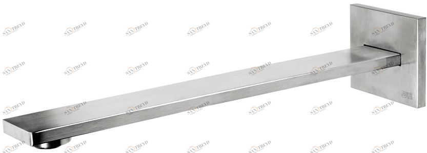 Fir Italia Излив из нержавеющей стали с настенной пластиной Playsteel 58 5844214