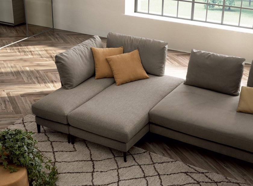 Febal Casa Секционный диван со съемным чехлом из ткани с шезлонгом sun-id-1349320 - Вид №1