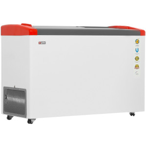 1229592 Морозильный ларь Frostor Gellar FG 400 E белый, красный