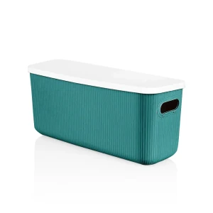 Корзинка для хранения Shell 6.6 л 13x37.4x16.4 см цвет зеленый 89384363 STLM-2136691