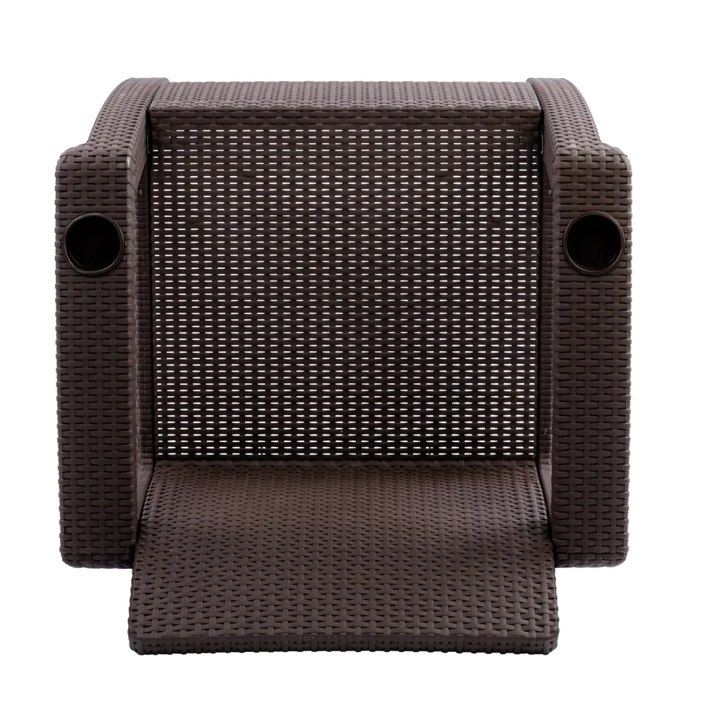 Набор садовой мебели Ротанг-плюс 73х70х79 см пластик/ротанг венге: 2 кресла Santreyd STLM-2199843 - Вид №4