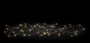 Quasar Светодиодный подвесной светильник из металла с диммером