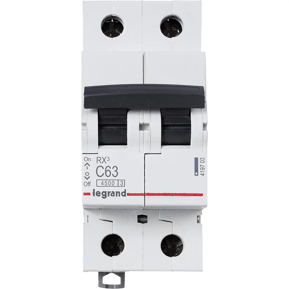 Автоматический выключатель Legrand RX3 10А однополюсный 89334863 STLM-1357724 - Вид №2