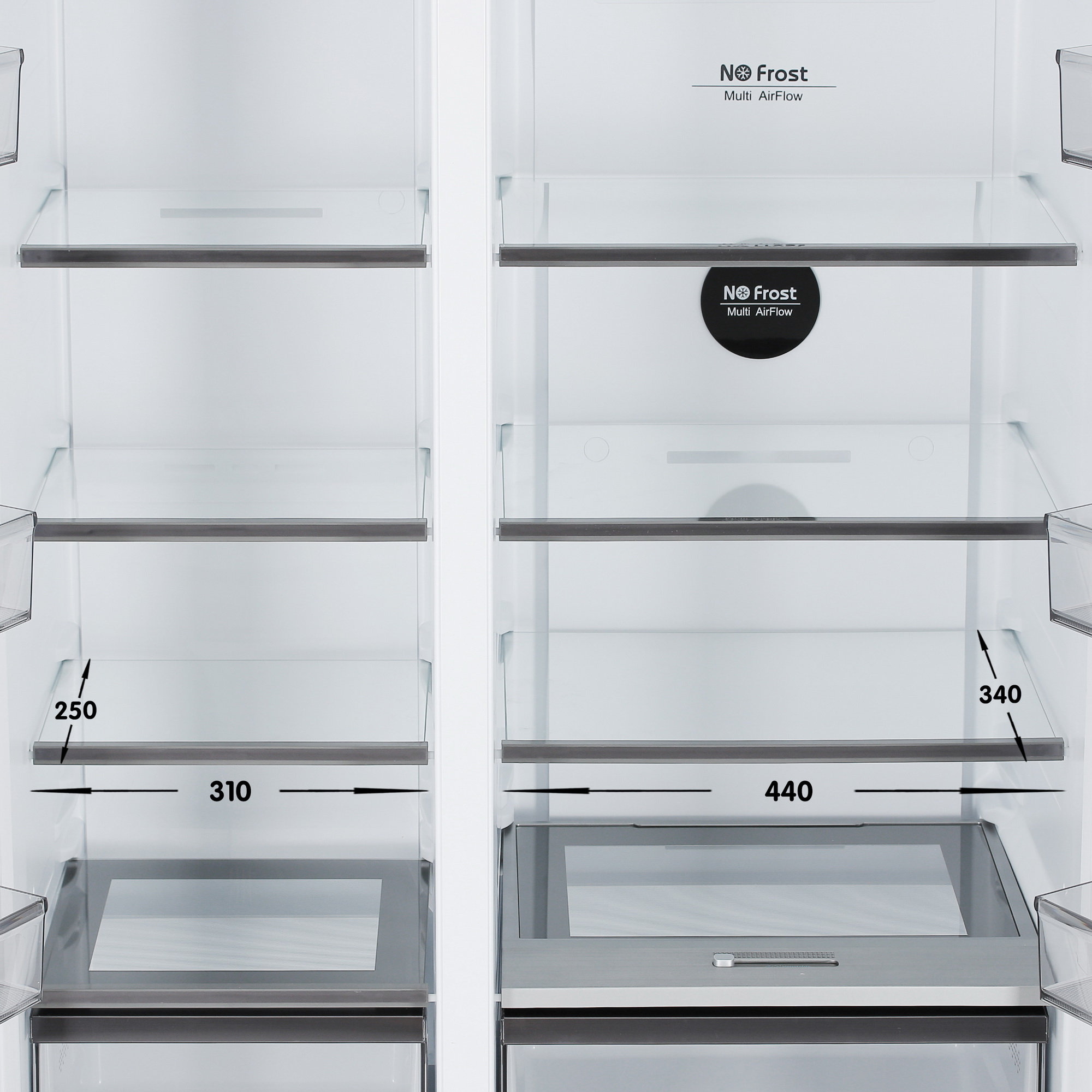 5413300 Холодильник Side by Side   DEXP SBS4-53AMG белый STDN-0017653 - Вид №8