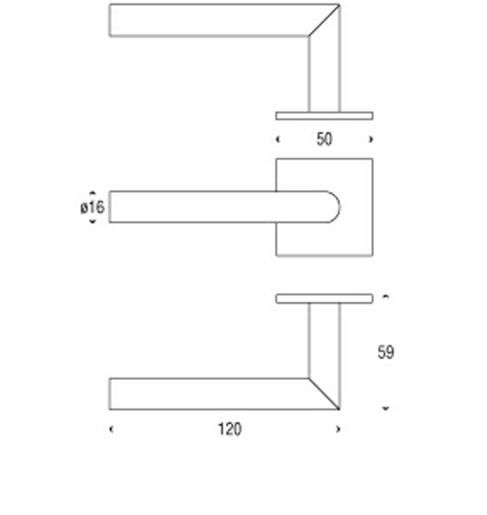 FROST Ручка рычага KUBE 1053 sun-id-1966545 - Вид №1