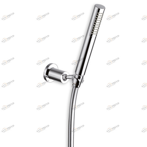 CRIPD680 Регулируемый держатель для ручного душа с ручным душем из АБС-пластика и гибким шлангом LONG LIFE Cristina Rubinetterie 